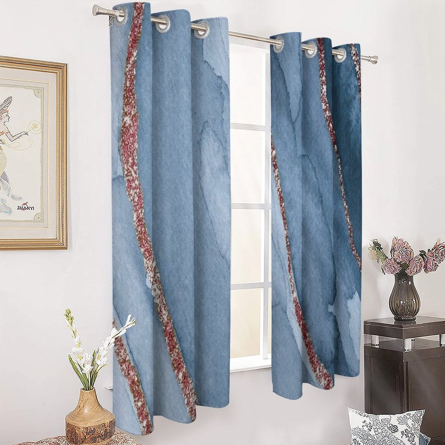 Grommet Curtain-52"x72"/ 132x183cm