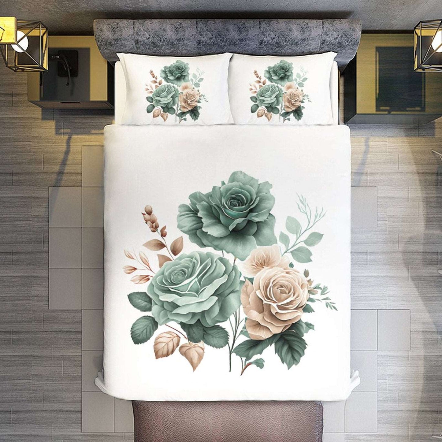 3-Piece Bedding Set-102"x90"/ 259x229cm