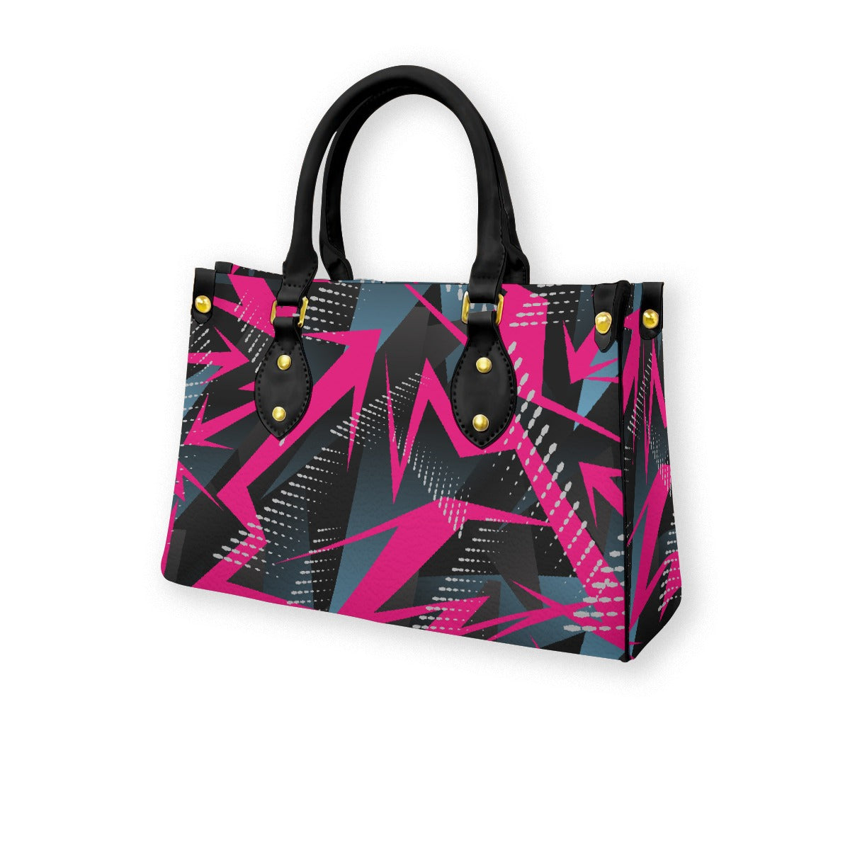 Women's Tote Bag With Black Handle