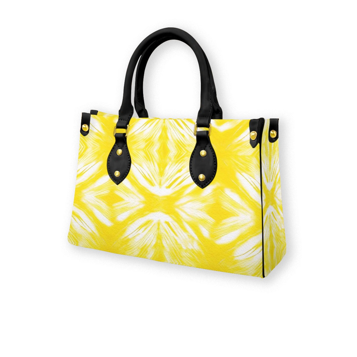 Women's Tote Bag With Black Handle