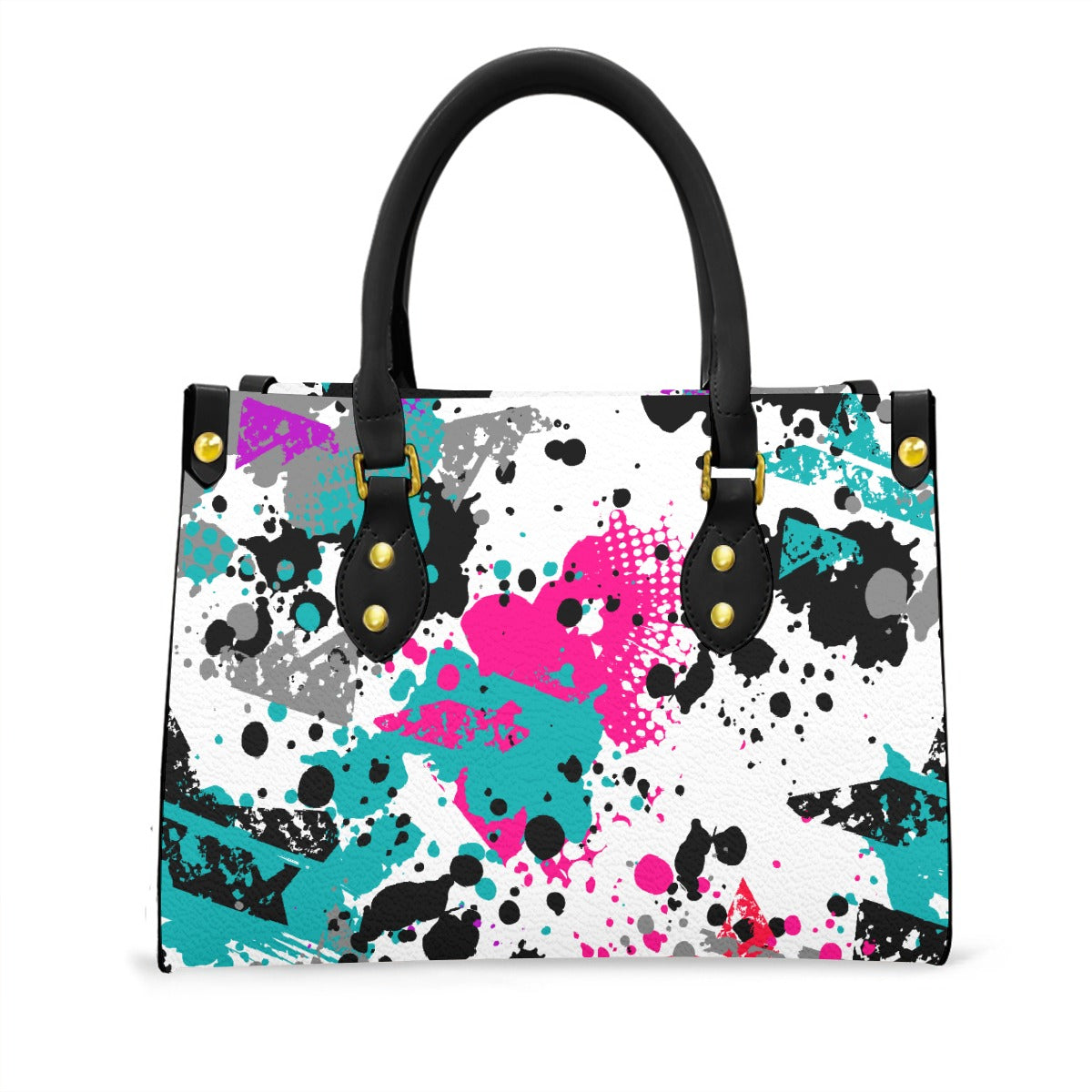 Women's Tote Bag With Black Handle