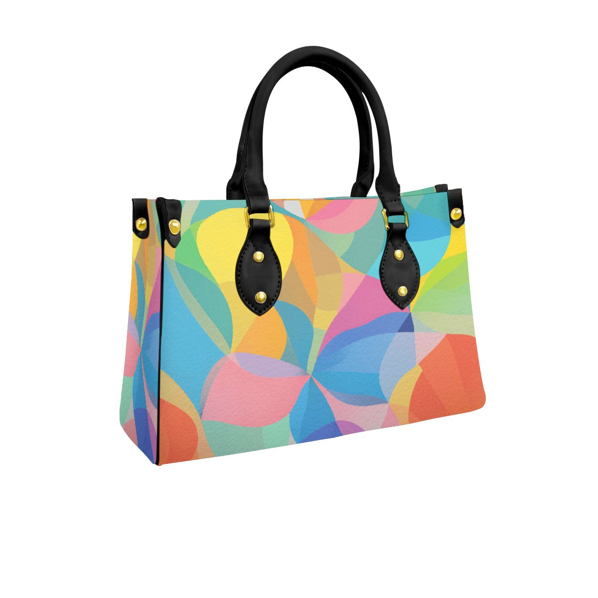 Women's Tote Bag With Black Handle