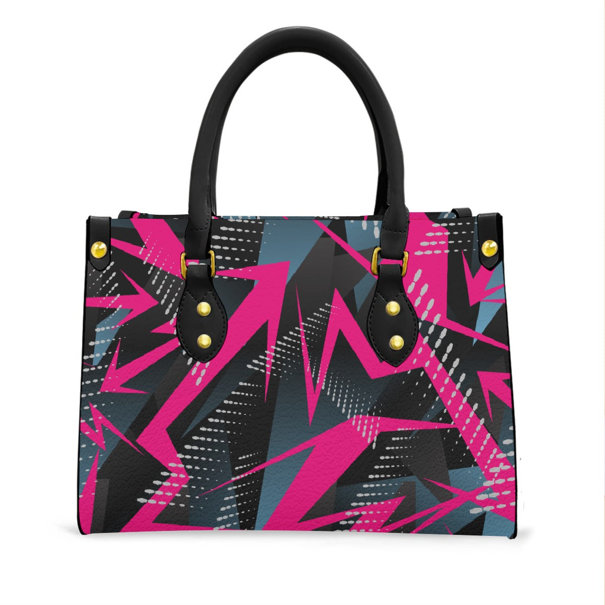 Women's Tote Bag With Black Handle