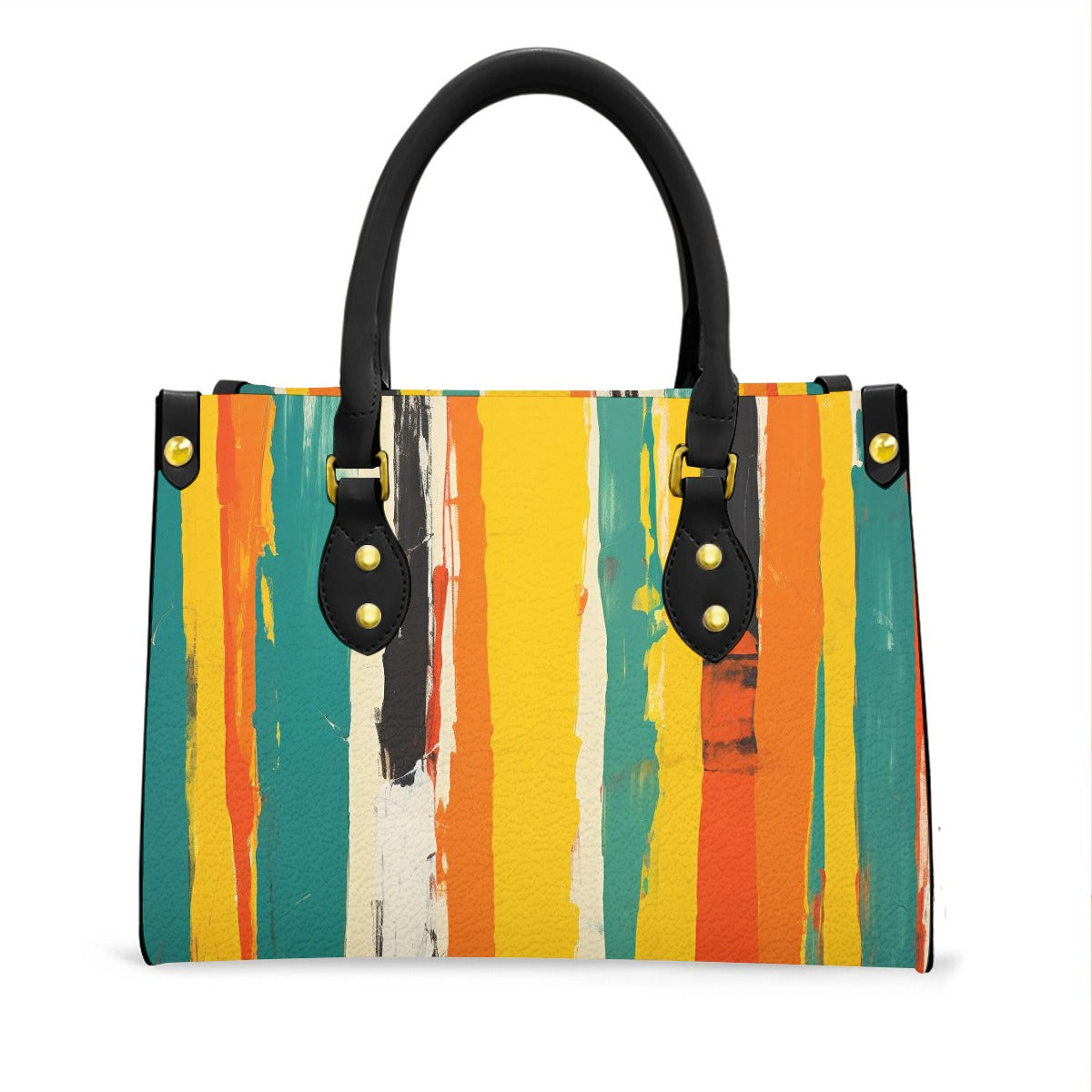 Women's Tote Bag With Black Handle