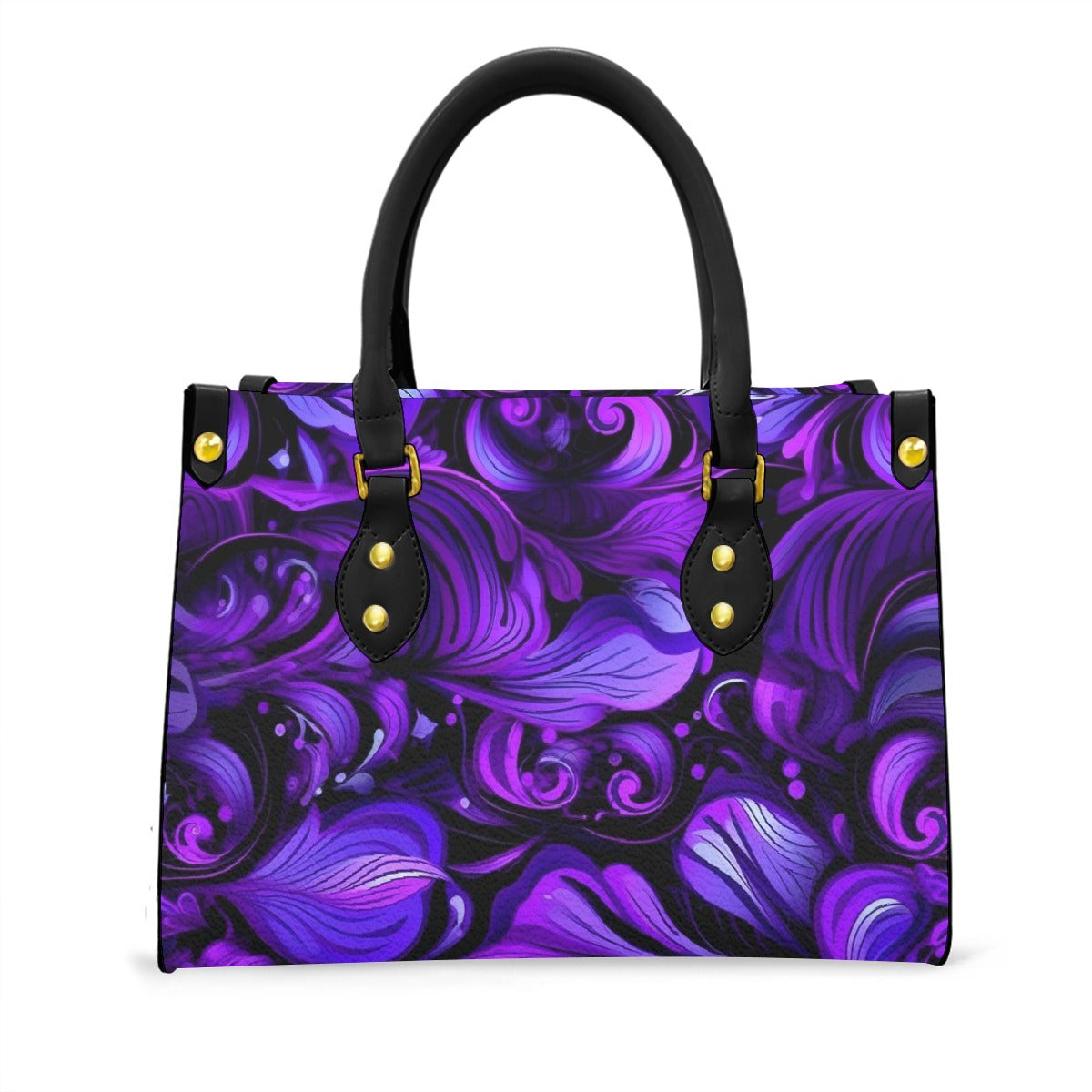 Women's Tote Bag With Black Handle