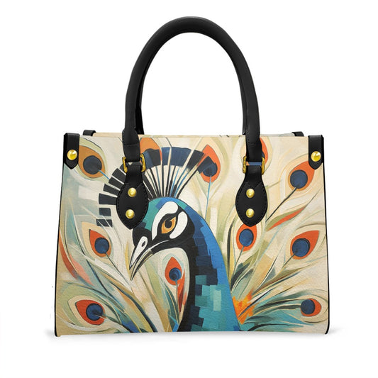 Women's Tote Bag With Black Handle