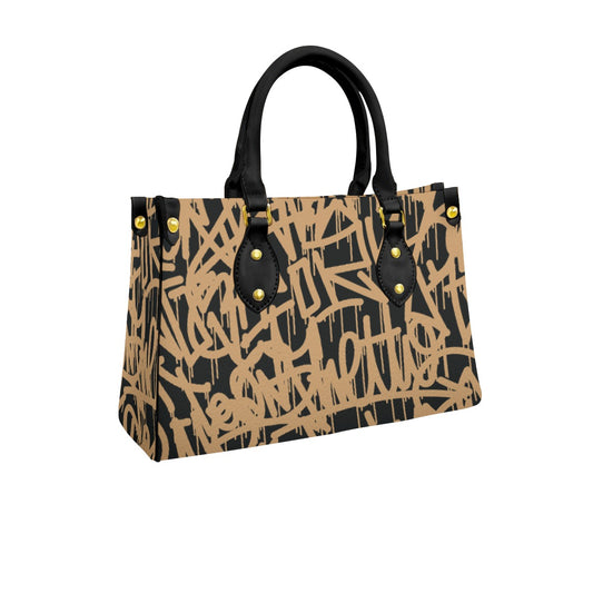 Women's Tote Bag With Black Handle