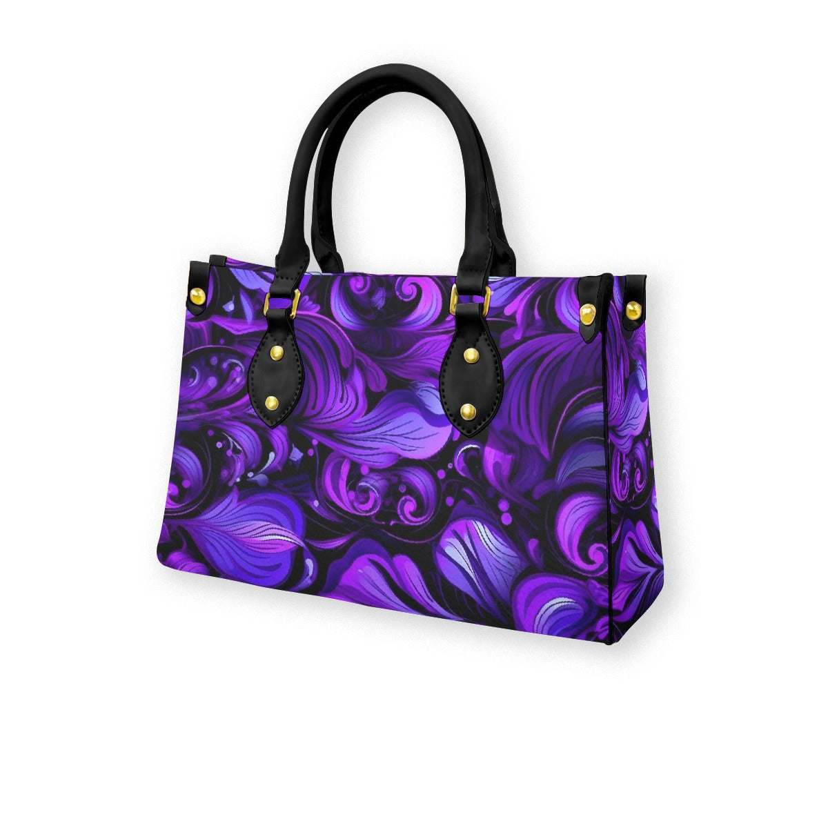 Women's Tote Bag With Black Handle