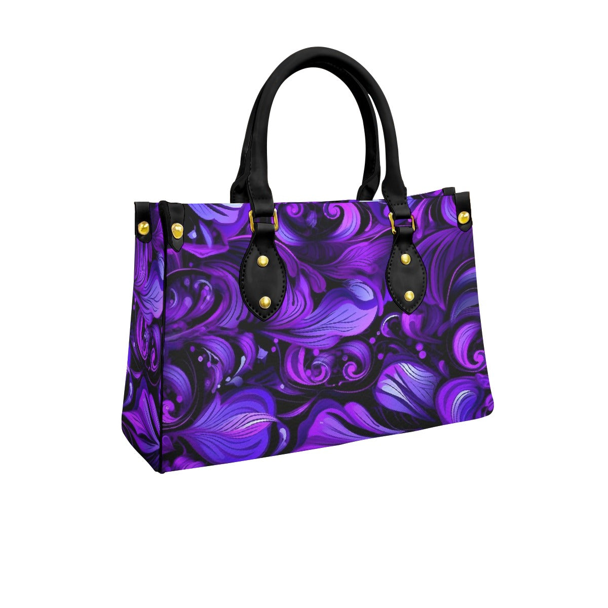 Women's Tote Bag With Black Handle