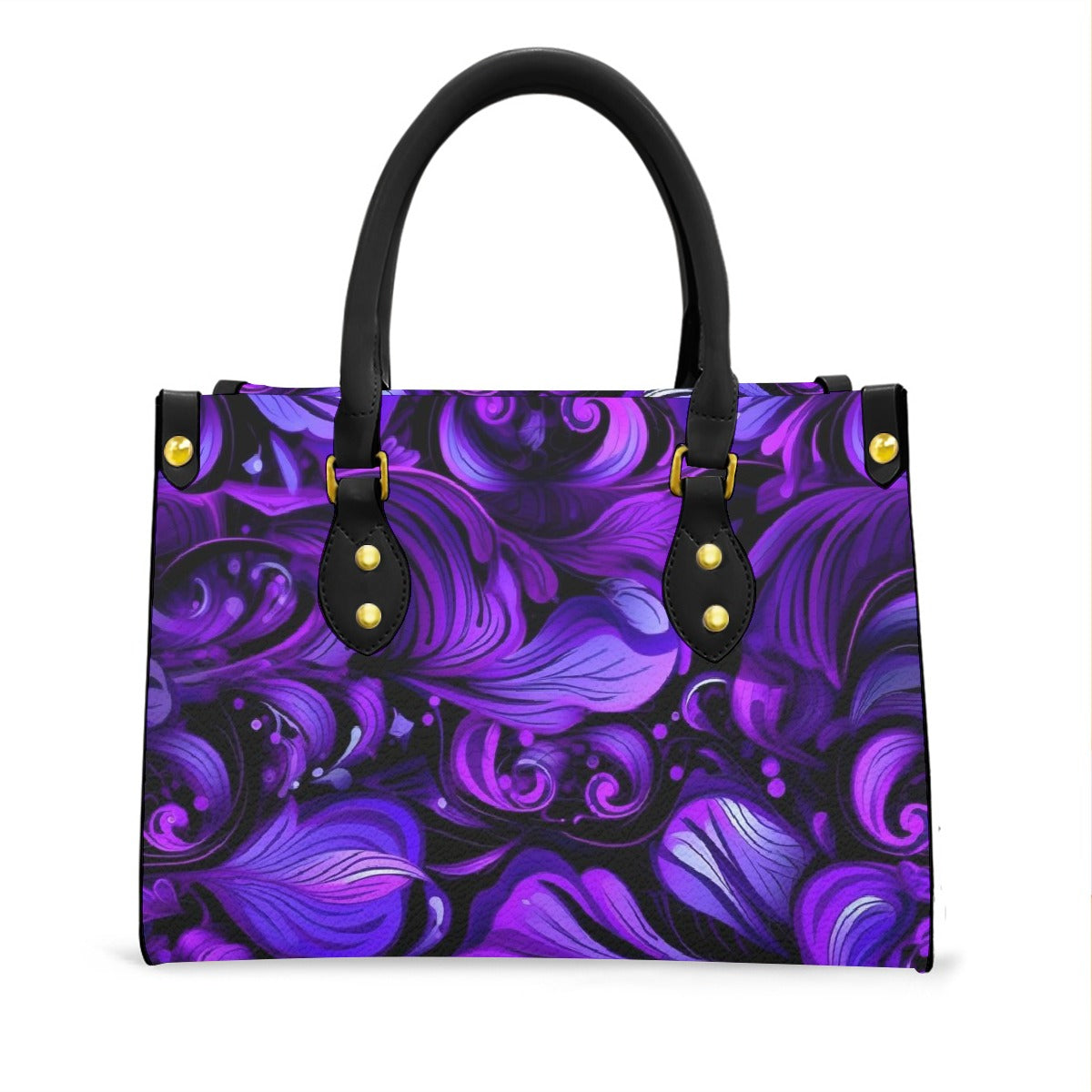 Women's Tote Bag With Black Handle