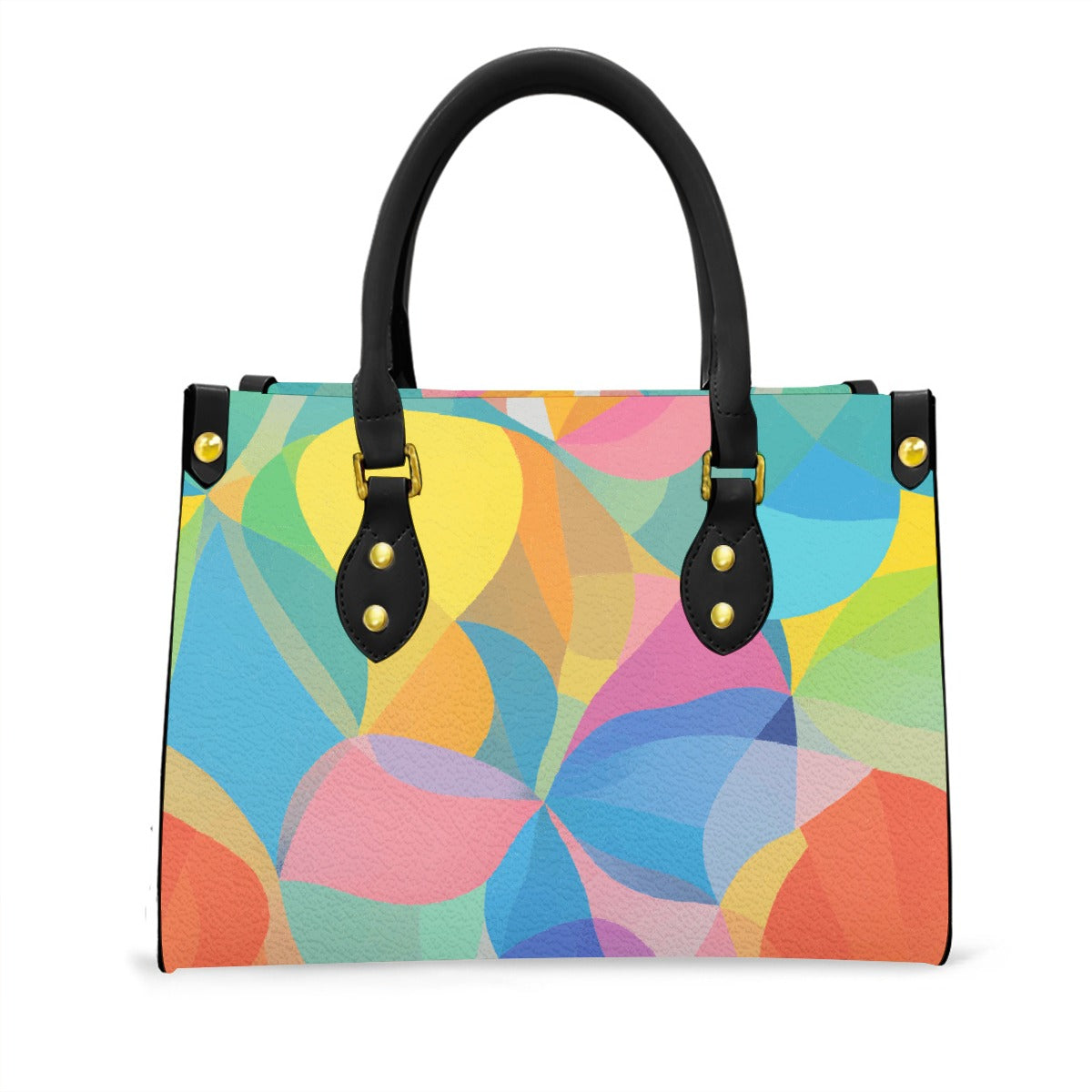 Women's Tote Bag With Black Handle