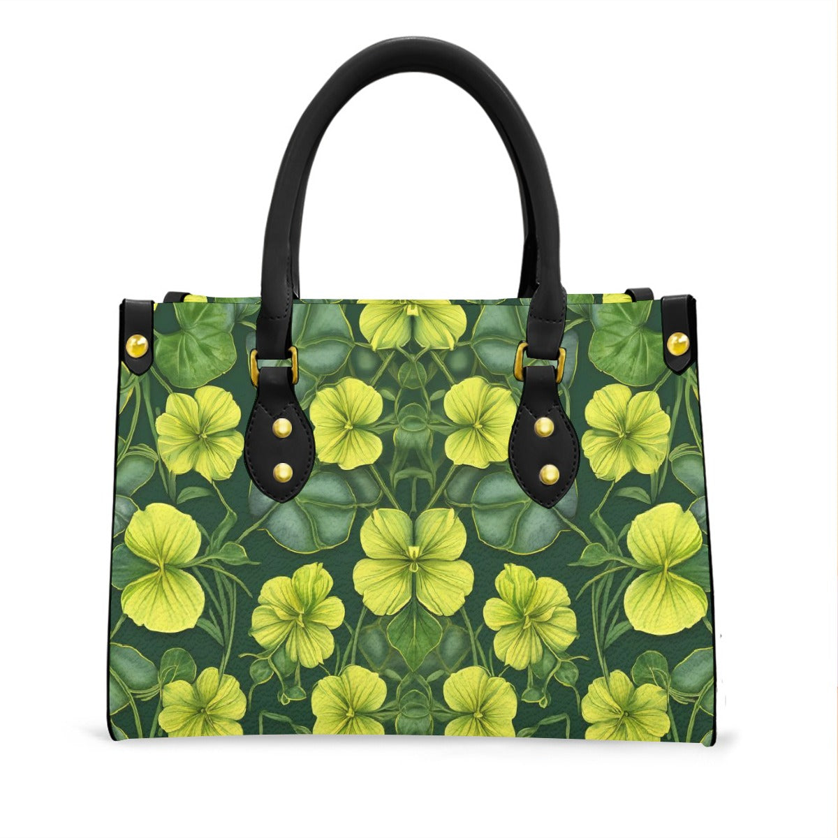 Women's Tote Bag With Black Handle