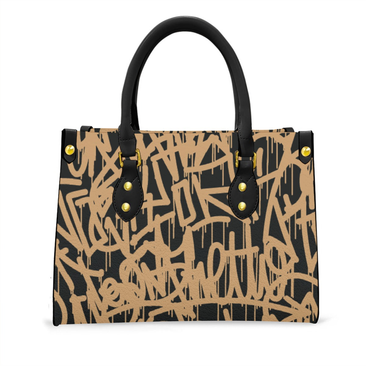 Women's Tote Bag With Black Handle