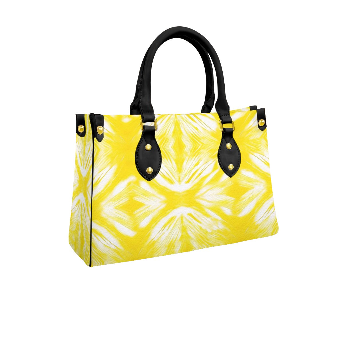 Women's Tote Bag With Black Handle