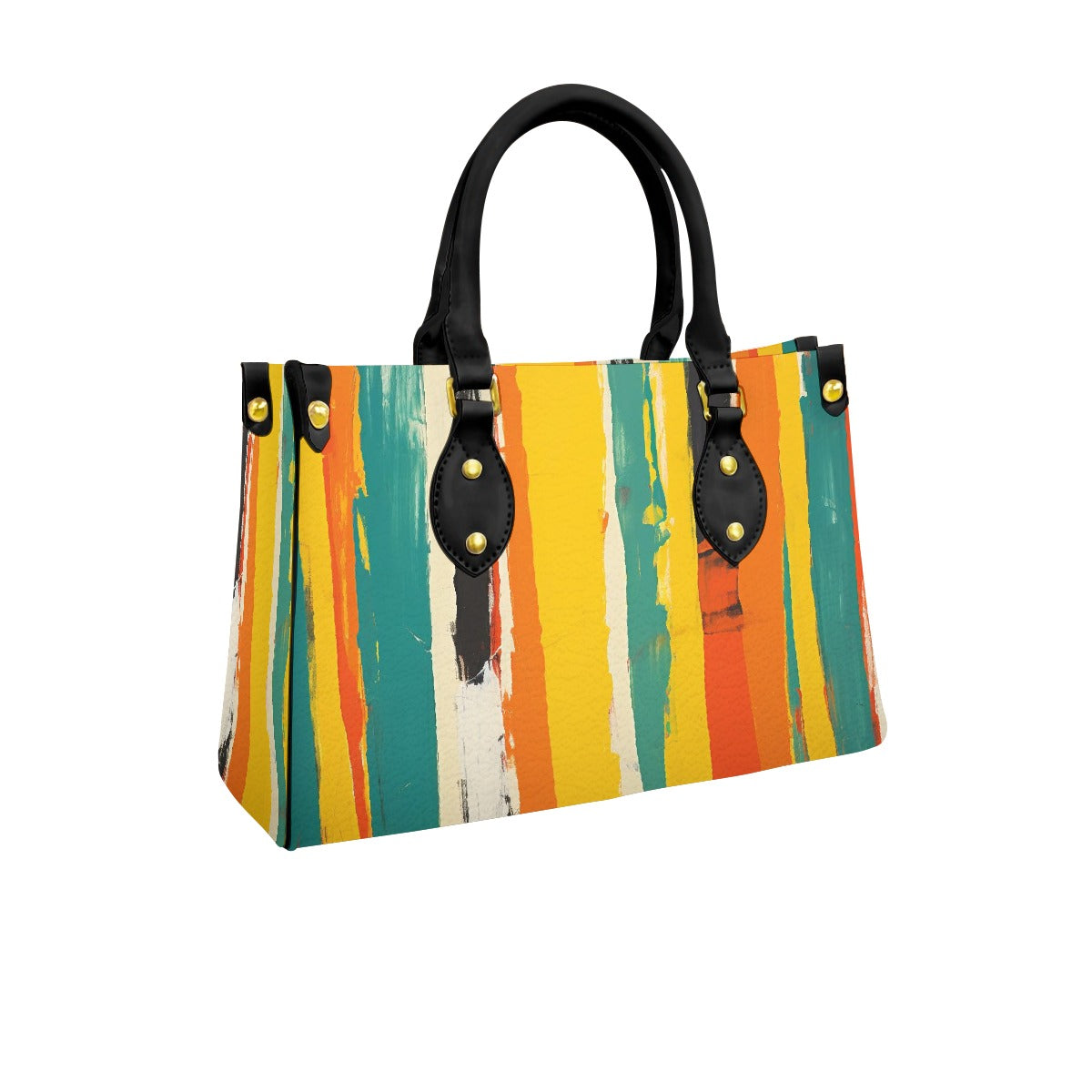 Women's Tote Bag With Black Handle