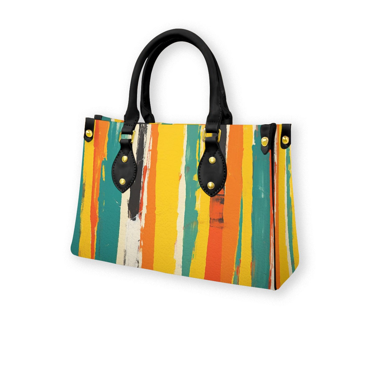 Women's Tote Bag With Black Handle