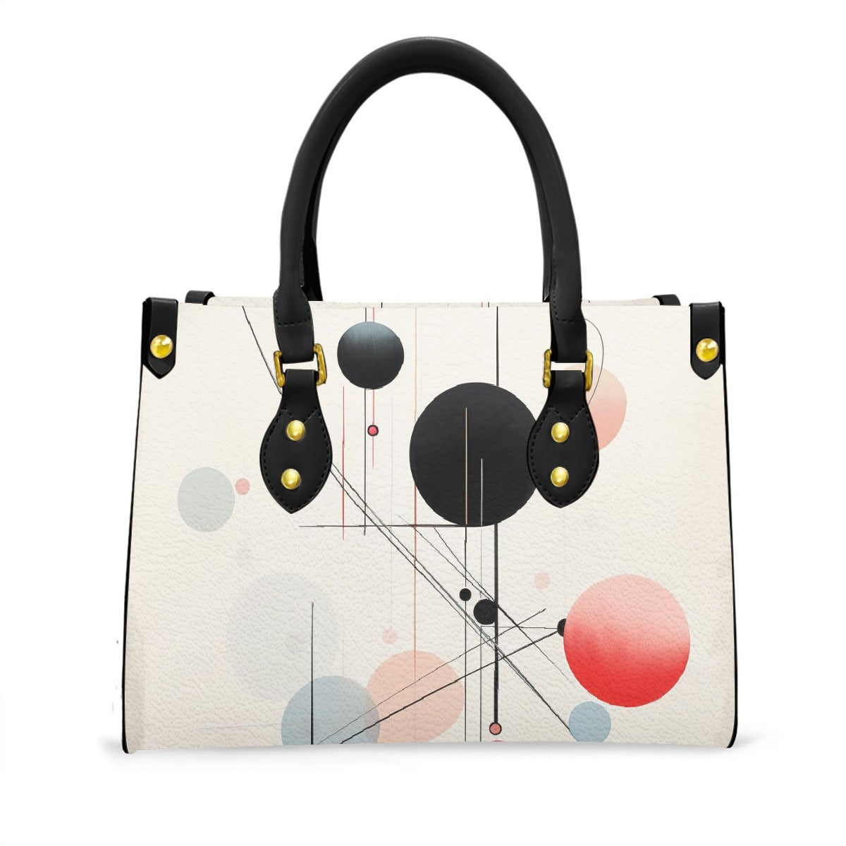 Women's Tote Bag With Black Handle