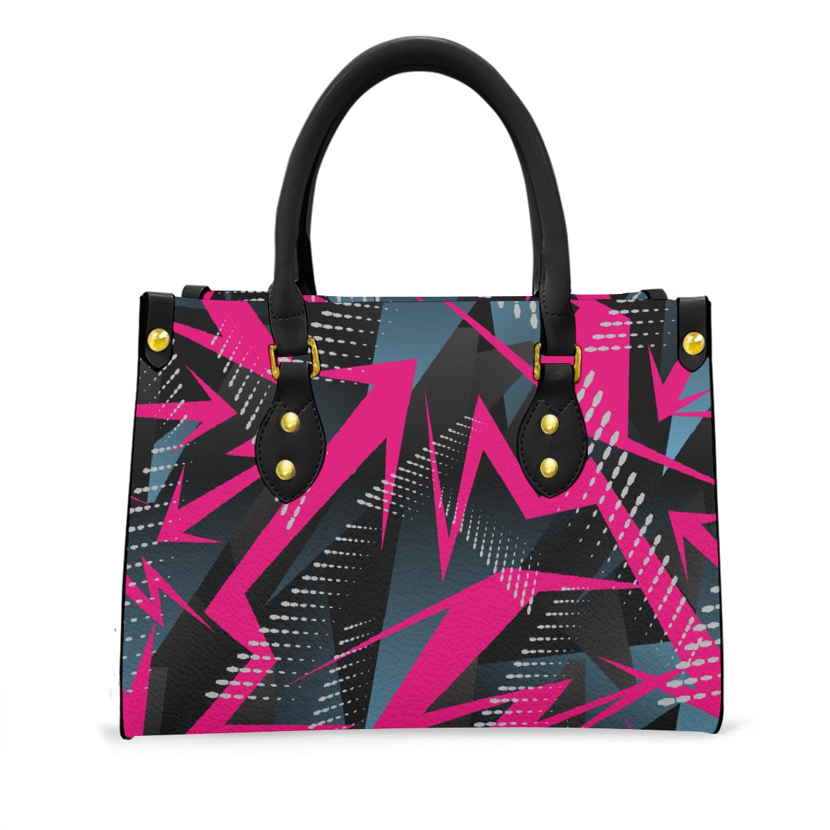 Women's Tote Bag With Black Handle