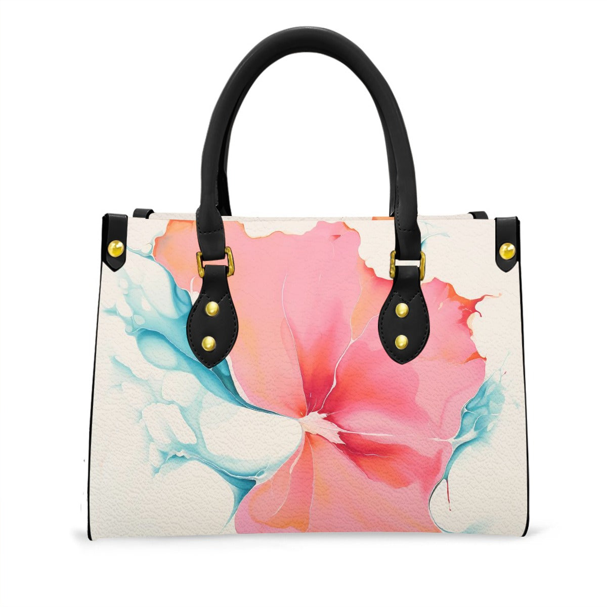 Women's Tote Bag With Black Handle