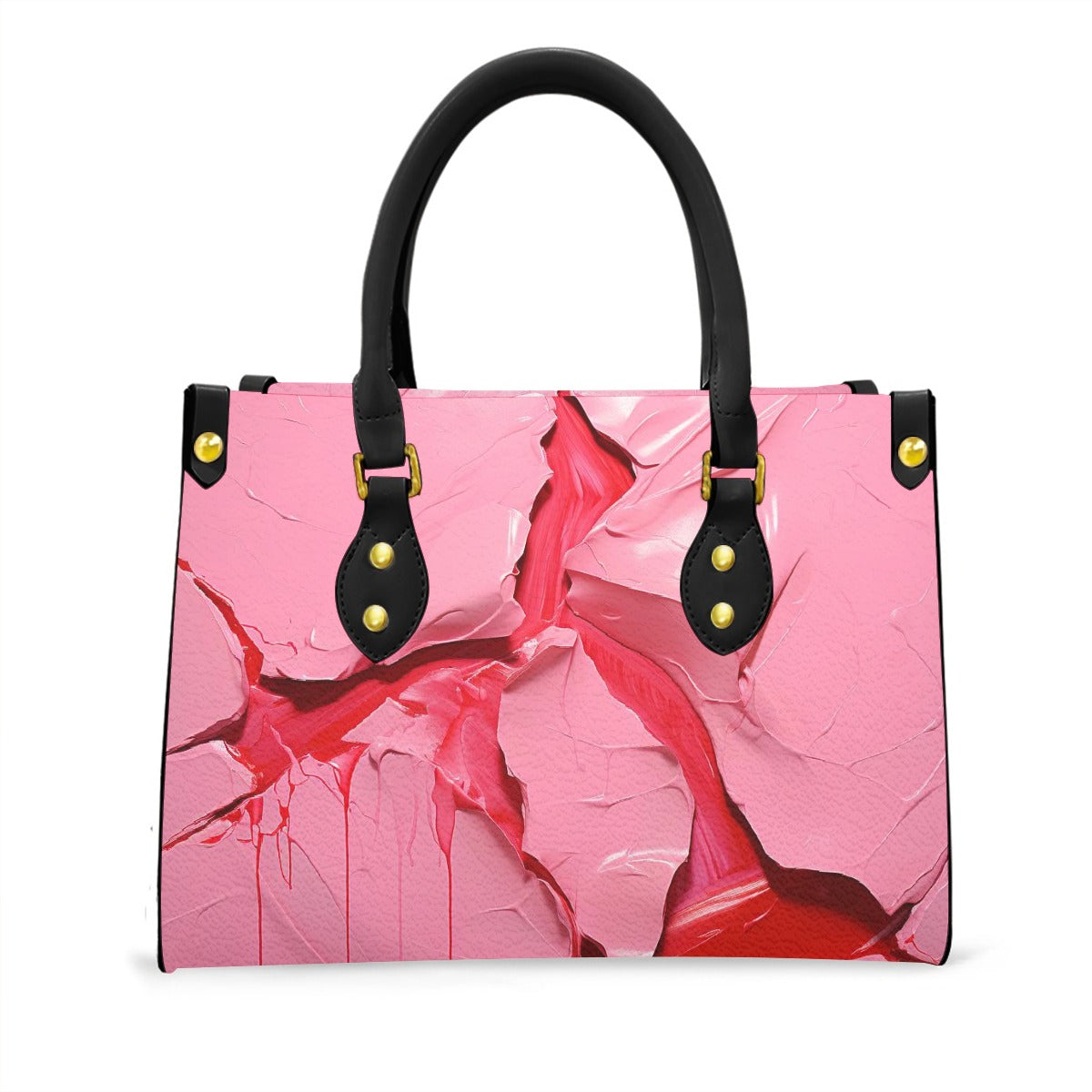 Women's Tote Bag With Black Handle