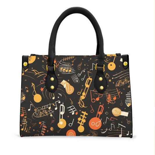 Women's Tote Bag With Black Handle