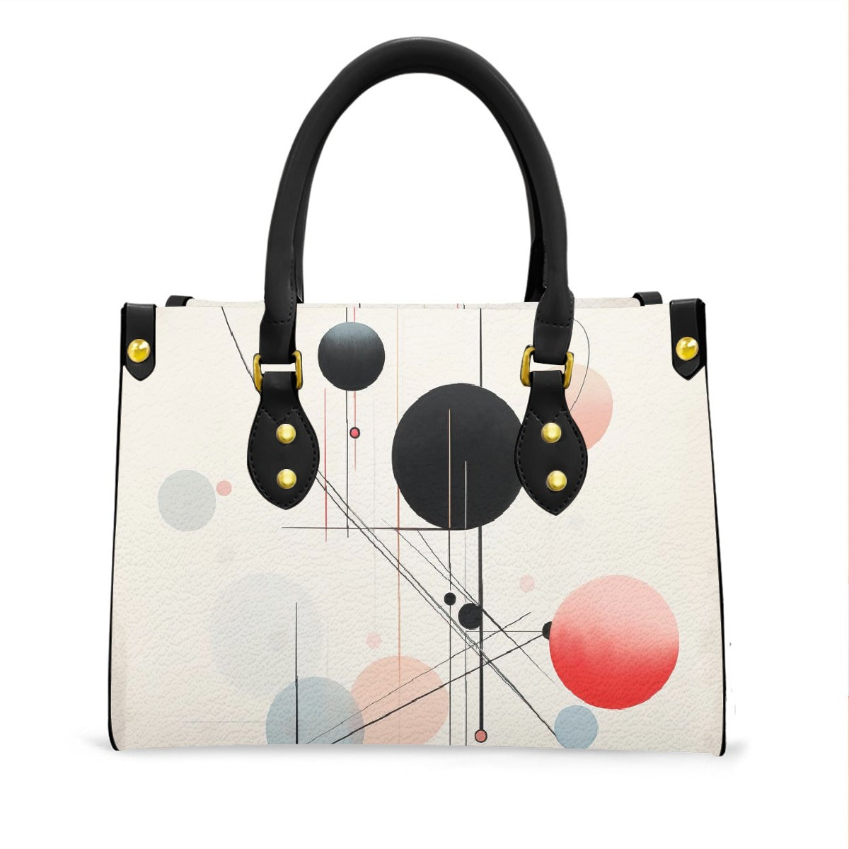 Women's Tote Bag With Black Handle