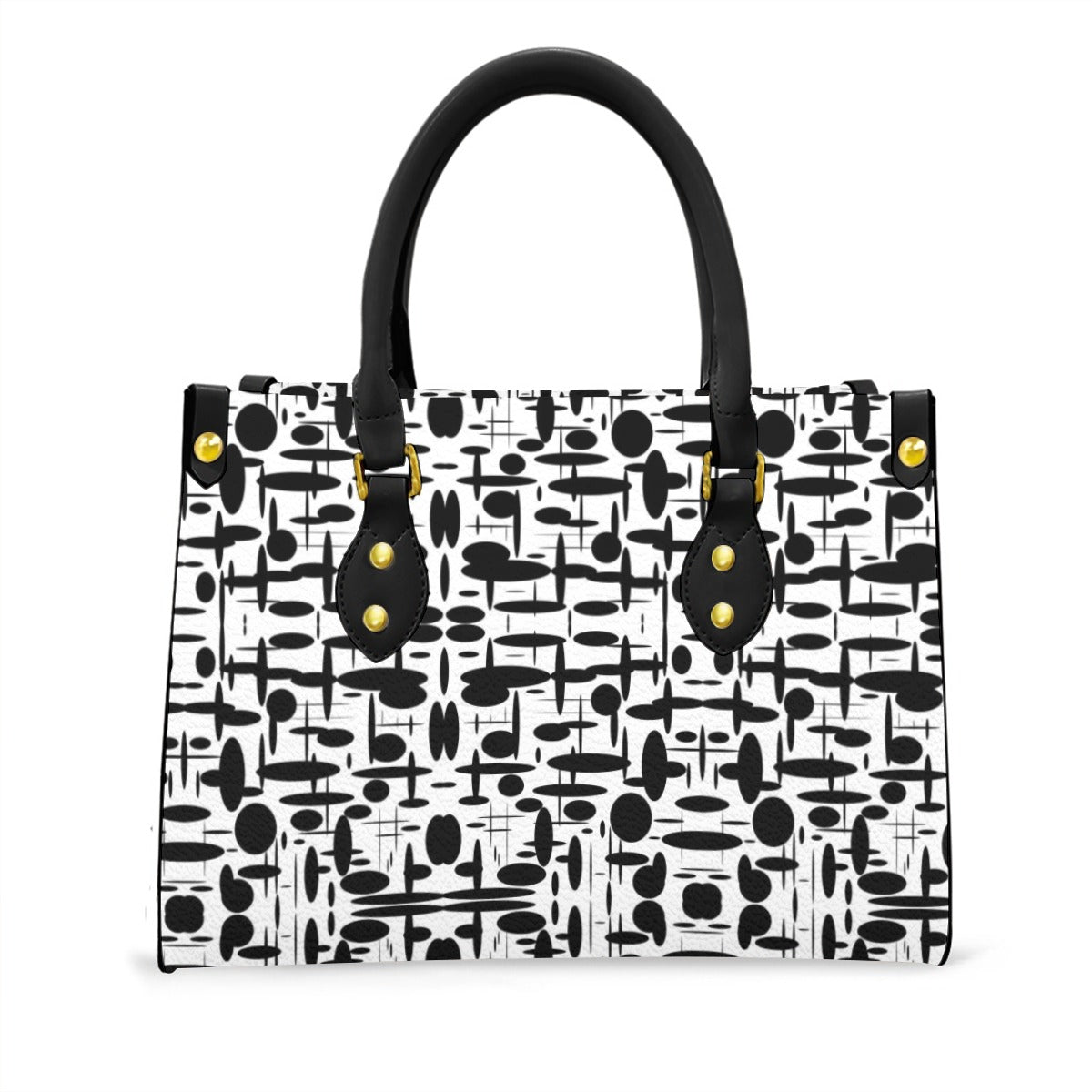 Women's Tote Bag With Black Handle