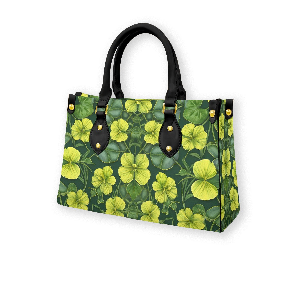 Women's Tote Bag With Black Handle