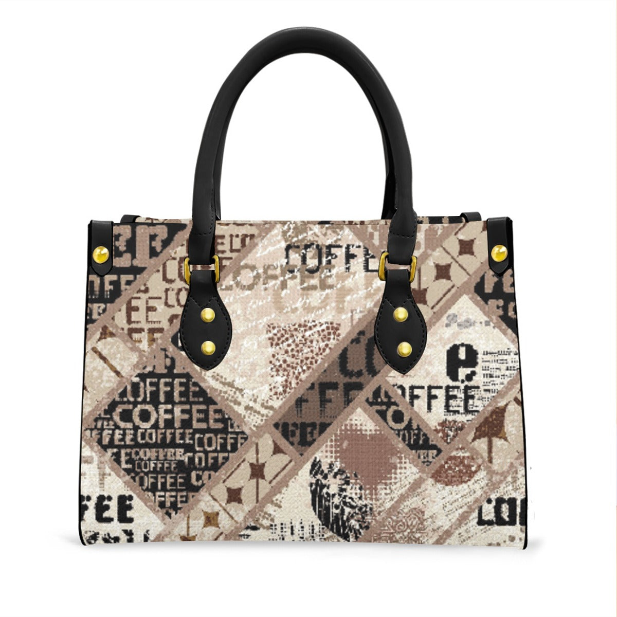 Women's Tote Bag With Black Handle