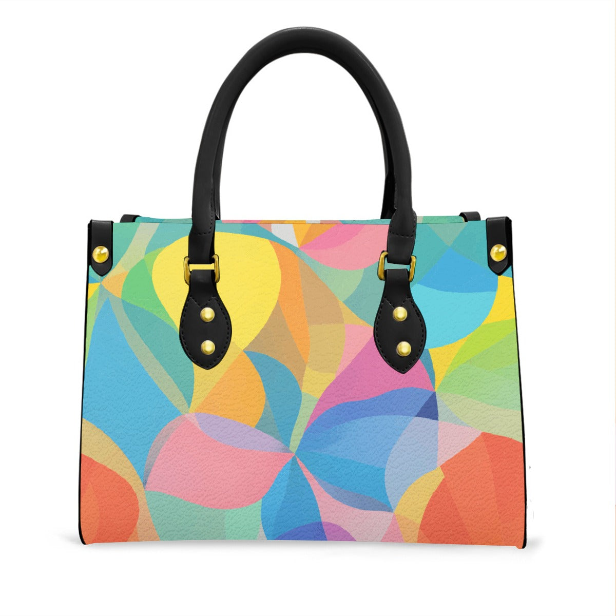 Women's Tote Bag With Black Handle