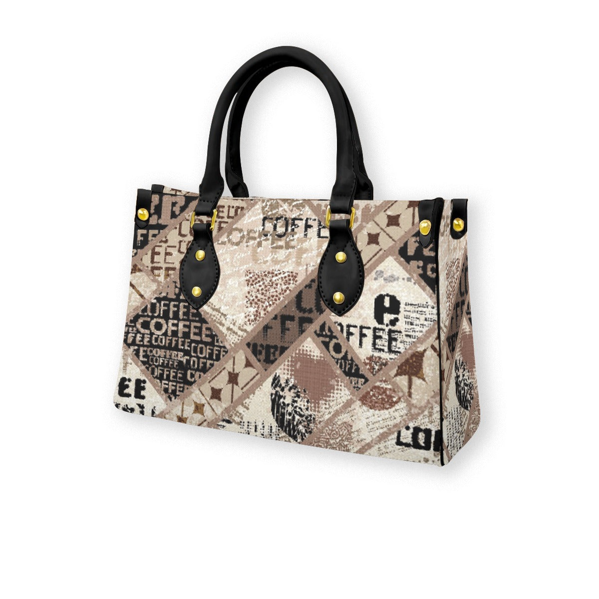 Women's Tote Bag With Black Handle