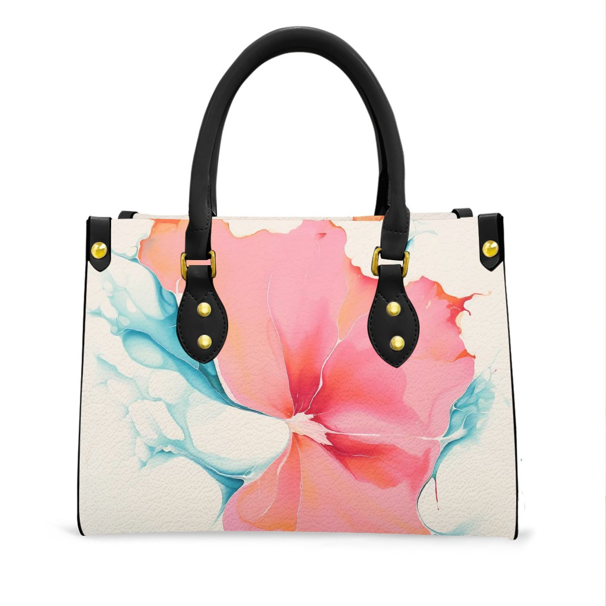 Women's Tote Bag With Black Handle