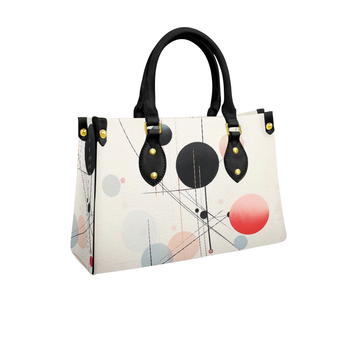 Women's Tote Bag With Black Handle