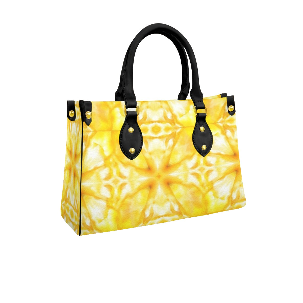 Women's Tote Bag With Black Handle