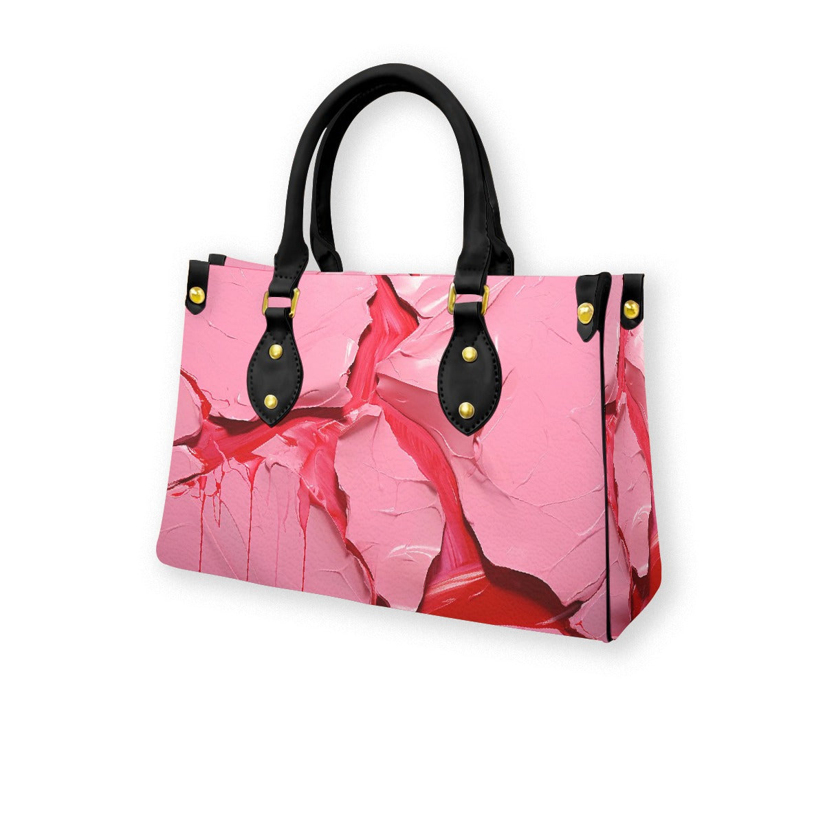 Women's Tote Bag With Black Handle