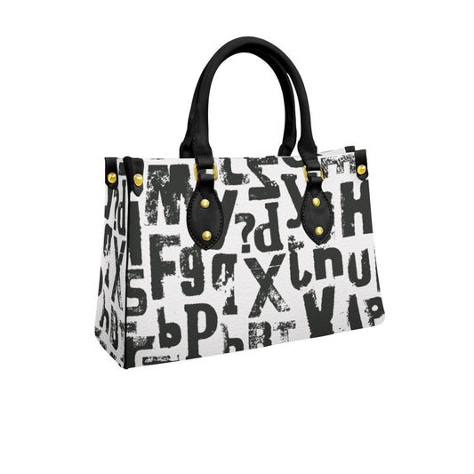 Women's Tote Bag With Black Handle