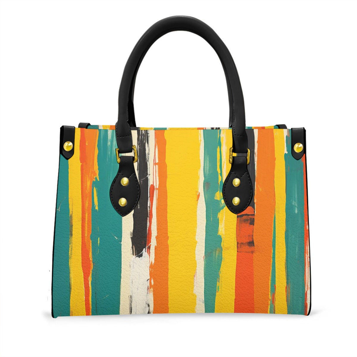 Women's Tote Bag With Black Handle