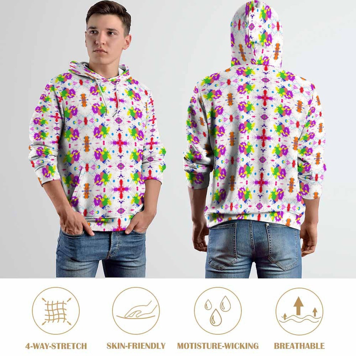 Printed Hoodie for Men