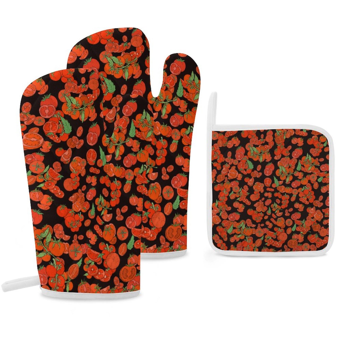 Oven Mitts & Pot Holder Set of 3