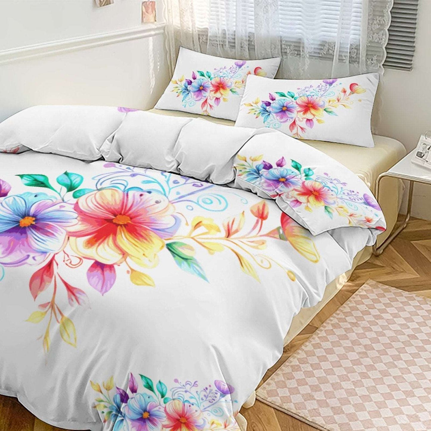 3-Piece Bedding Set-102"x90"/ 259x229cm