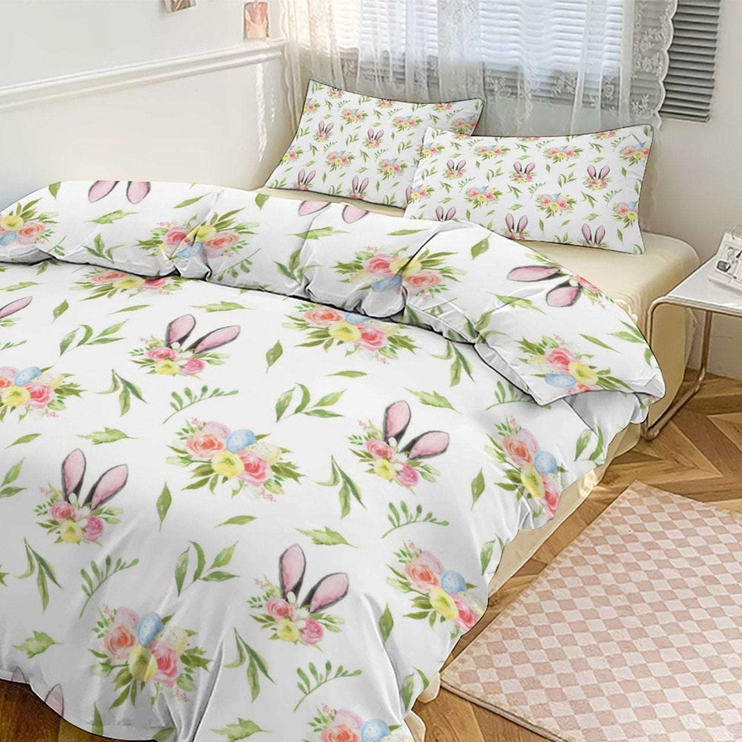 3-Piece Bedding Set-102"x90"/ 259x229cm