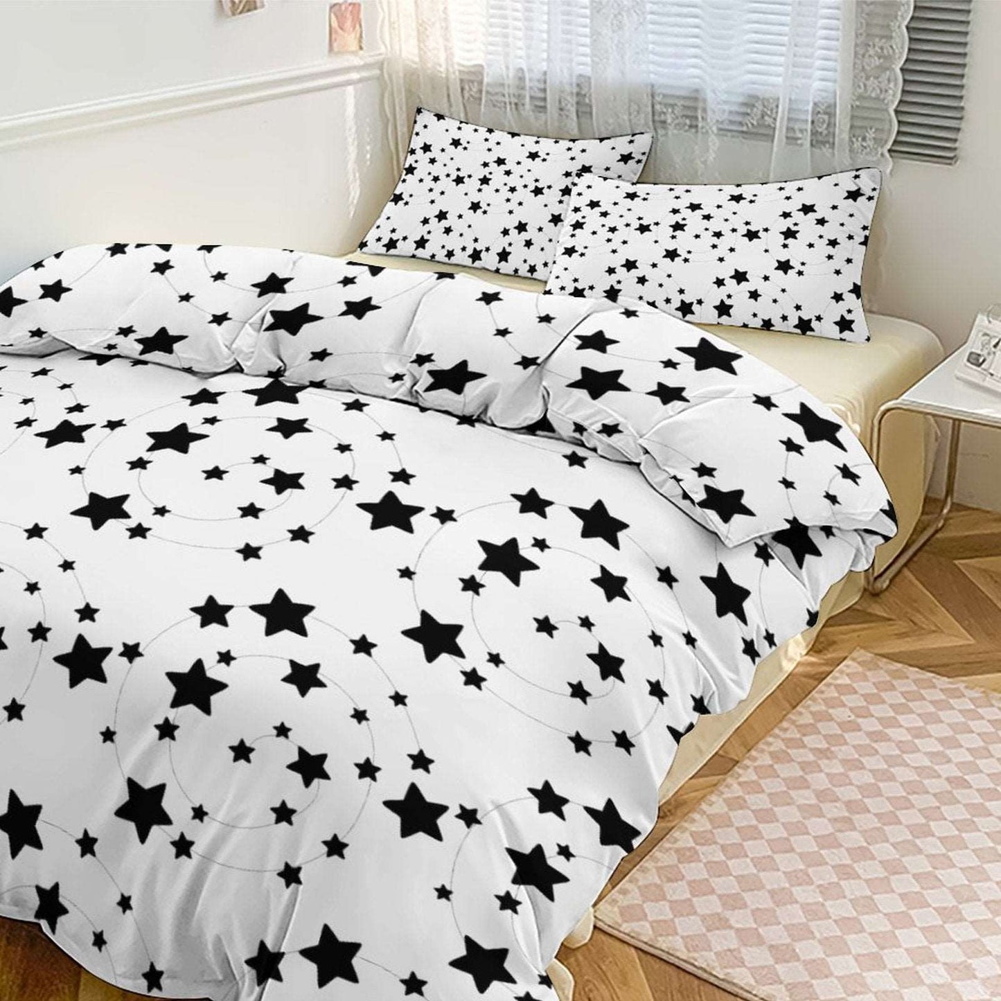 3-Piece Bedding Set-102"x90"/ 259x229cm