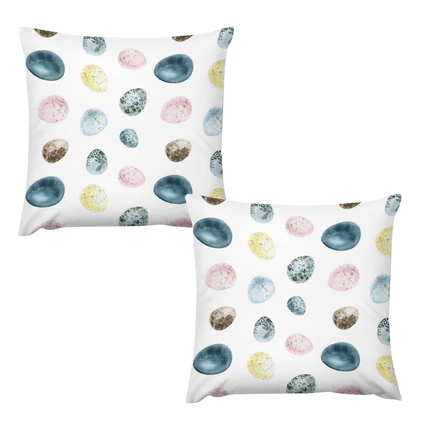 Plush Pillow Case  (Pillow Excluded, Set of 2)