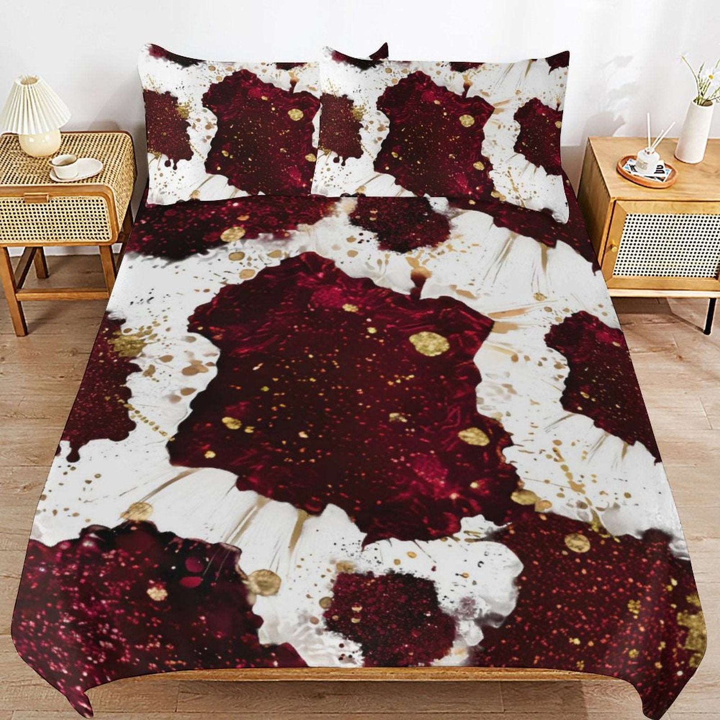 3-Piece Bedding Set-102"x90"/ 259x229cm