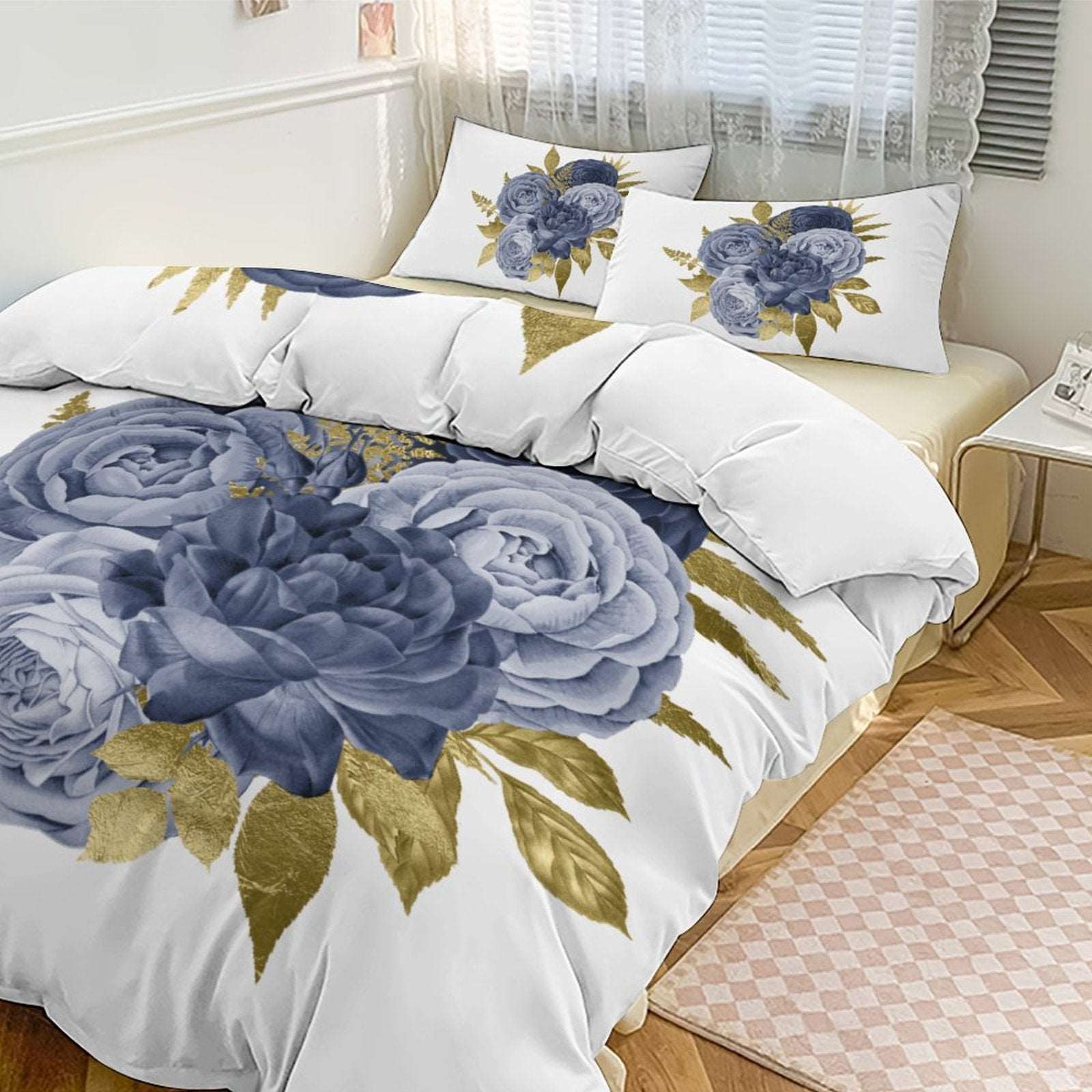 3-Piece Bedding Set-102"x90"/ 259x229cm