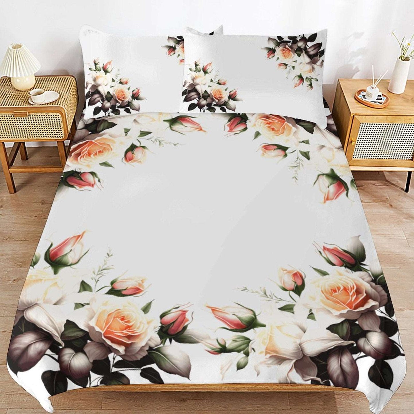 3-Piece Bedding Set-102"x90"/ 259x229cm