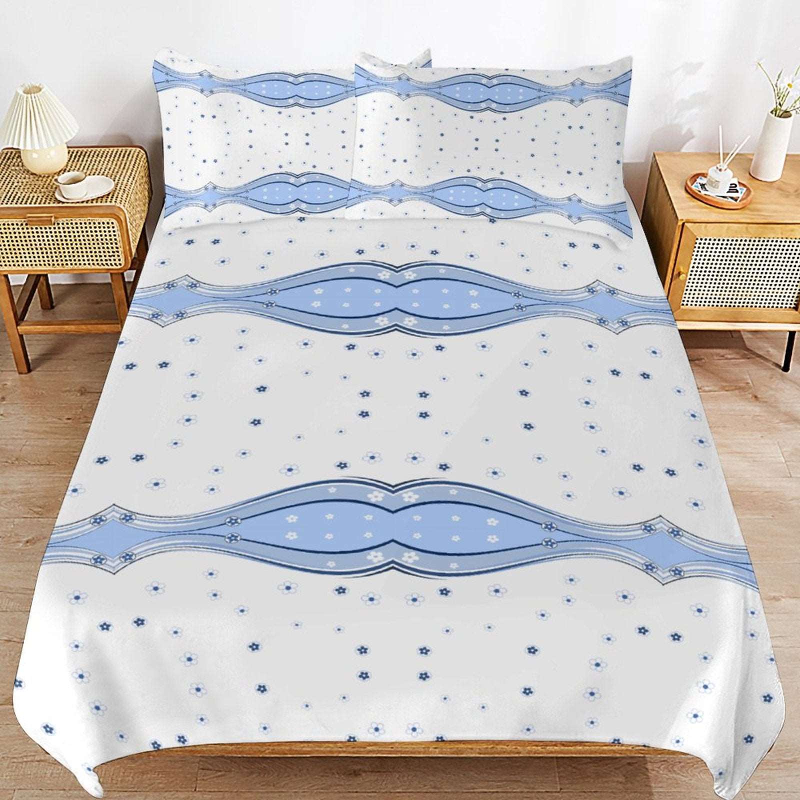 3-Piece Bedding Set-102"x90"/ 259x229cm