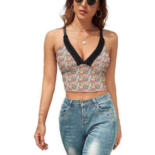 Printed V-neck Camisole