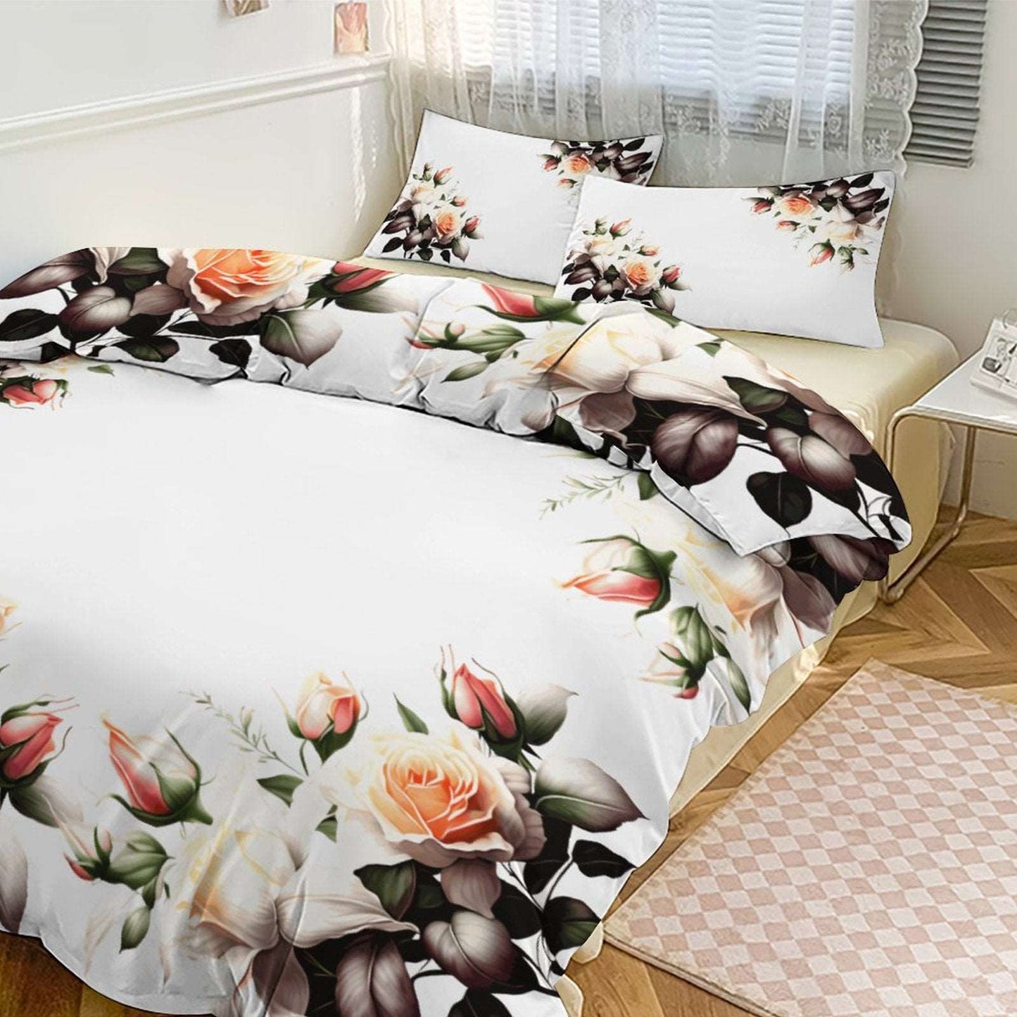 3-Piece Bedding Set-102"x90"/ 259x229cm