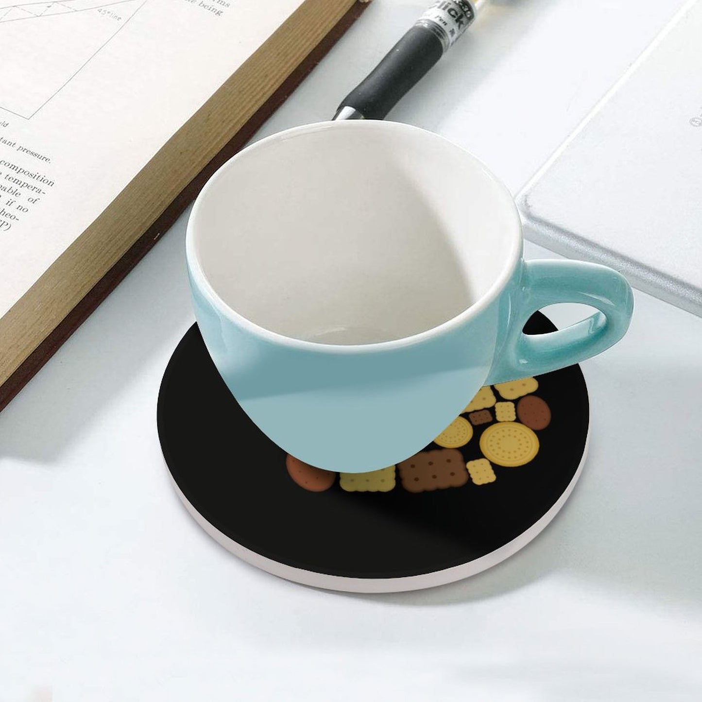 Round Ceramic Coaster